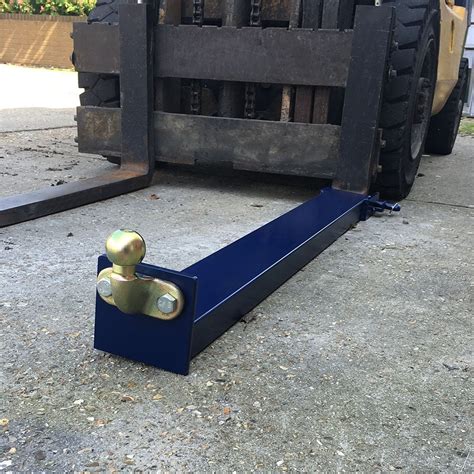 forklift tow ball hitch attachment   mm forks