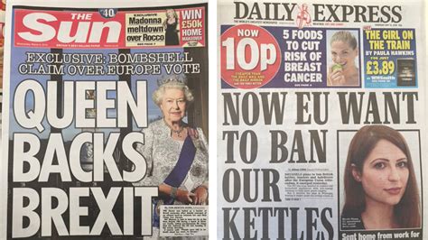 brexit vote  tabloids chance  unleash anti european tendencies