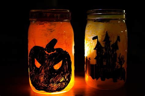 Diy Halloween Mason Jar Lanterns Brought To You By Mom