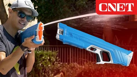 high tech water gun automatically fills   pumping required youtube