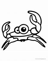 Coloring Crab Cartoon Animal Pretty Sweety Cuttle Wecoloringpage Pages sketch template