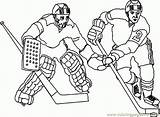 Coloring Hockey Pages Printable Players Online Player Goalie Ice Sports Print Everfreecoloring Drawing Colouring Adult Choose Board Comments sketch template