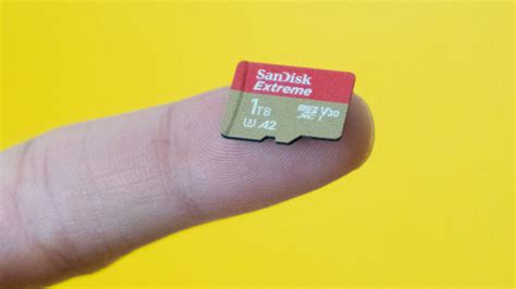 sandisk tb microsd card review insane storage   fingernail size