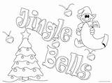 Jingle Bells Coloring sketch template