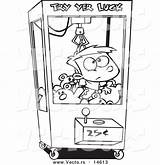 Toy Claw Stuck Vending Machines Toonaday Royalty Designlooter Getcolorings Vecto Rs sketch template