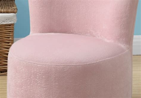 Juvenile Chair Swivel Fuzzy Pink Fabric 1 Fred Meyer