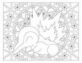 Mandala Pokemon Coloring Pages Raskrasil Mewtwo Print sketch template
