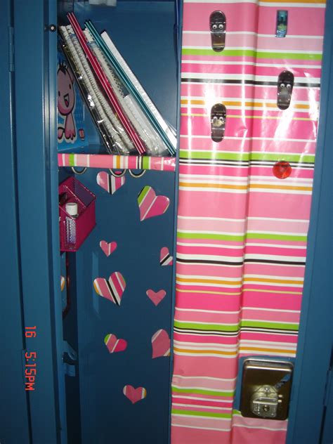 pretty locker creation by older daughter for less than 2 cool