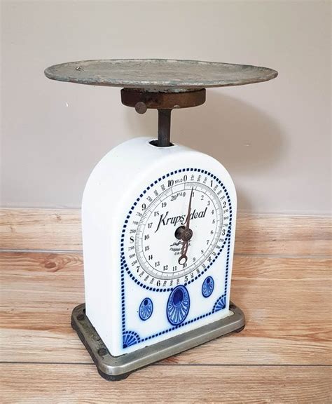 krups ideal brocante kitchen scale iron castwrought catawiki