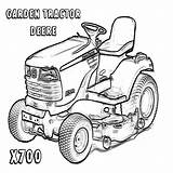 Coloring Lawn Pages Mower John Deere Tractors Getdrawings Printable Color Getcolorings Print sketch template