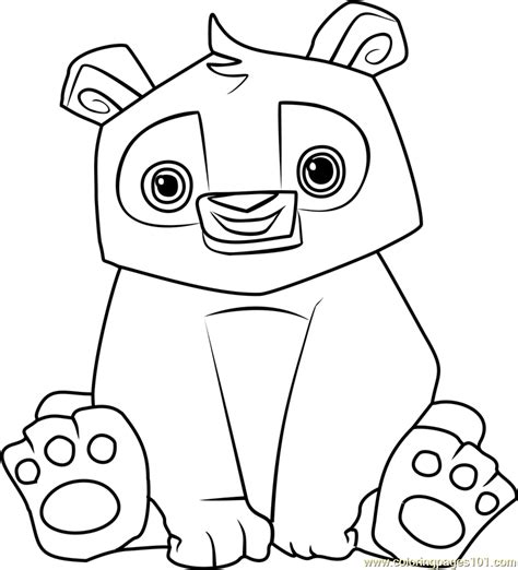 panda animal jam coloring page  animal jam coloring pages