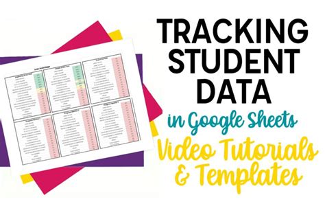 student data trackers  google sheets tales    classroom