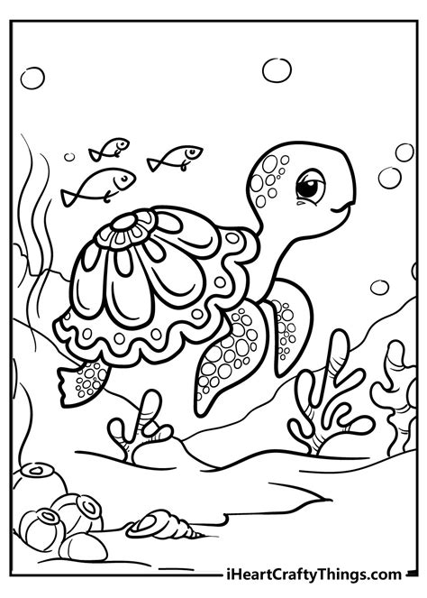 party gifting craft supplies tools turtle coloring pages gift