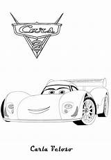 Cars Carla Coloring Veloso Printable Pages Disney Car Race Movie Ecoloringpage Nissan Gt Hit Popular sketch template