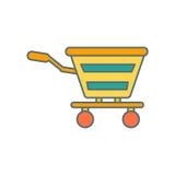 cart icon trendy cart logo concept  white background   commerce  payment collection