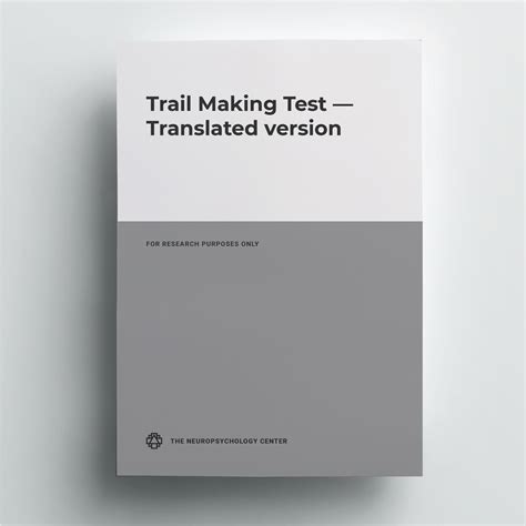 trail making test translated versions  neuropsychology center