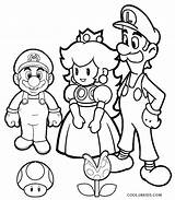 Luigi Coloring Pages Printable sketch template