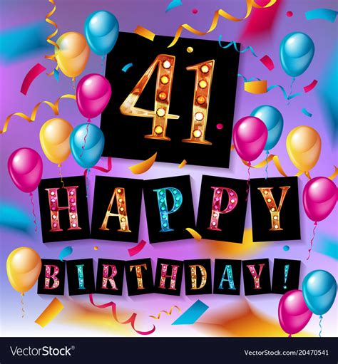 happy birthday card royalty  vector image
