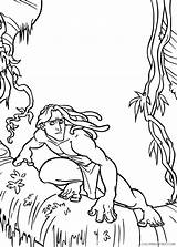 Tarzan Coloring4free Wydruku Malowanka Kolorowanka Kolorowanki sketch template