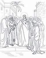 Pharisees Rejected Nazareth sketch template