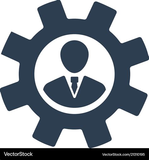 business management icon royalty  vector image