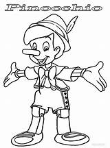 Pinocchio Coloring Pages Kids Disney Printable Cartoon Sheets Choose Board sketch template