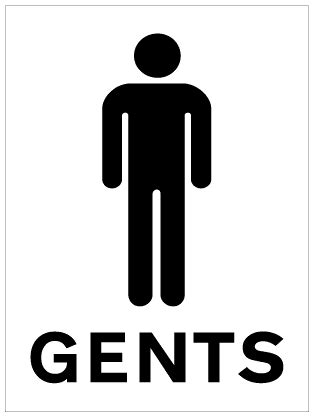 gents general site signs tsc sign