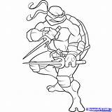 Ninja Coloring Turtle Pages Mutant Teenage sketch template