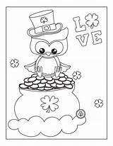 Coloring St Pages Printable Patrick Patricks Kids Sheets Printables Creative Books Clover Gold Print Owl Fun Ohmy Leprechaun Choose Board sketch template