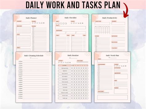 cleaning schedule printable cleaning checklist adhd cleaning etsy