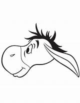Eeyore Coloring Pages Christmas Comments Popular Coloringhome sketch template