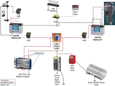 boat dual battery system wiring diagram