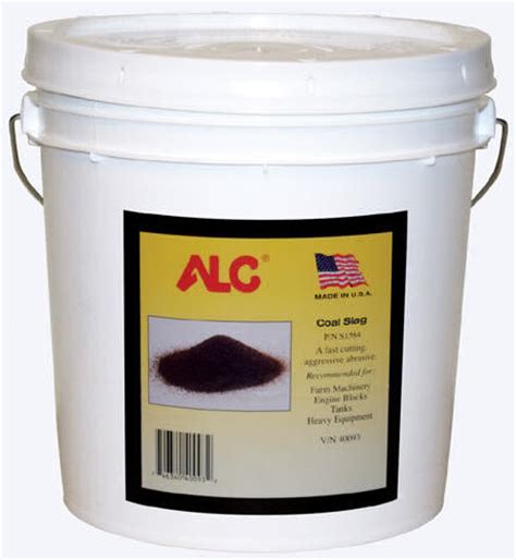 alc  coal slag medium  lb container ac