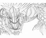 Monster Hunter Pages Coloring Frontier Dragon Another Template sketch template