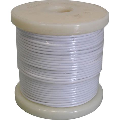 aw motorcycle parts single electrical cable white od mm  mtrs