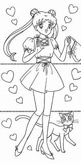 Tsuki Matsuri Sailormoon sketch template