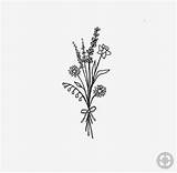 Tattoo Wildflower Flower Tattoos Bouquet Simple Small Dainty Doodle Delicate Drawings Drawing Flowers Diy Designs Form Body Tatoo Tatuagem Flores sketch template