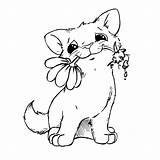 Cat Coloring Pages Stamps Printable Digital Colouring Cool Digi Baby Cats Color Book Sheets Chat Drawing Scrapbooking Print Choose Board sketch template