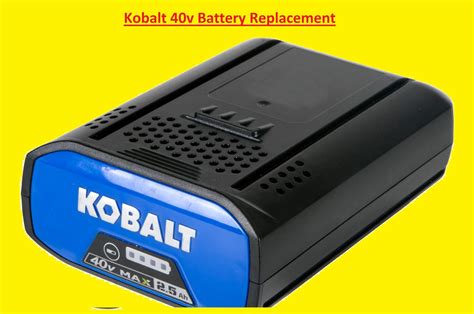 detailed guide  kobalt  battery replacement