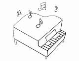 Pianoforte Colorir Coda Pianos Cauda Cua Dibuix Dibuixos Imprimir Acolore sketch template