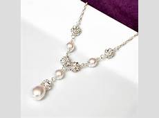 Bridal Necklace Pearl Bridal Necklace by somethingjeweled on Etsy