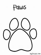 Coloring Paw Pages Tiger Paws Print Colouring Clipart Bear Library Wolf Cliparts Clip Template Color Patrol Draw Effective Ways Sheet sketch template