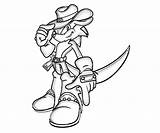 Fang Sniper Sonic Hat Generations Coloring Pages sketch template