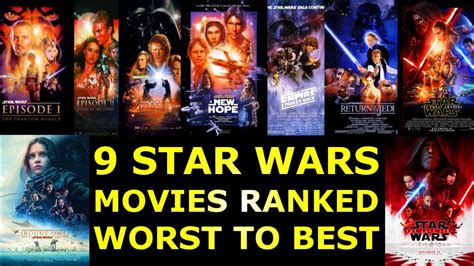 star wars movies ranked worst   youtube