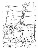 Ausmalbilder Zirkus Ausmalbild Ausdrucken Pferde Ausmalen Artisten Schleich Pferd Starlight Zirkuszelt sketch template