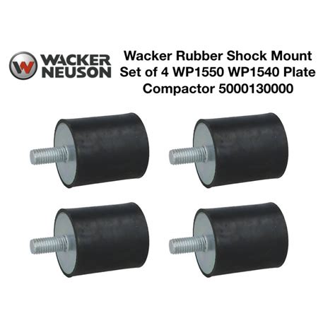 walk  compactors wacker wp wp plate compactor tamper oem rubber shock mount