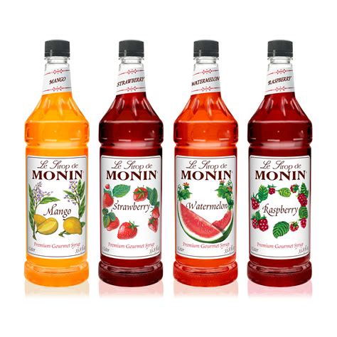 buy moninmonin summer variety pack fruit flavored mango strawberry raspberry watermelon