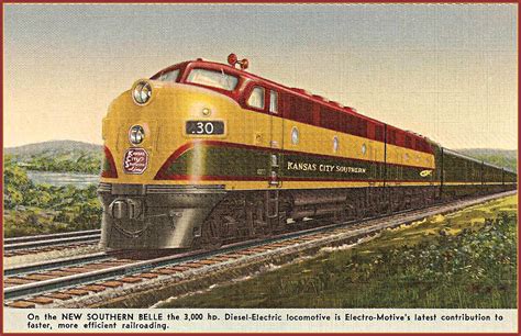 kansas city southern railway southern belle flickr
