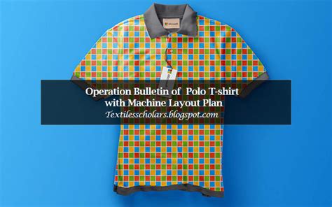 operation bulletin  polo  shirt  machine layout plan textiles
