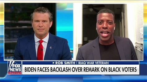 Iraq War Veteran Rob Smith Says Biden S Ain T Black Comment Insulted
